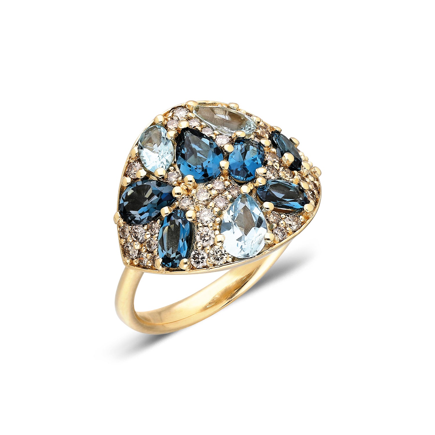 Champagne sale topaz ring